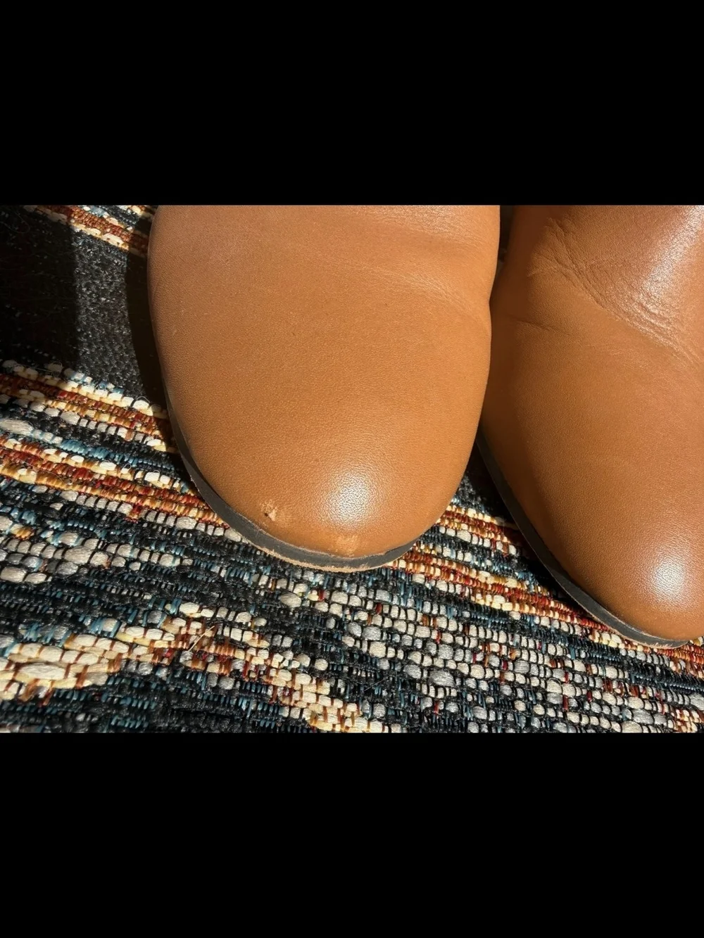 Women's Tall Leather Knee Boots in Cognac Tan